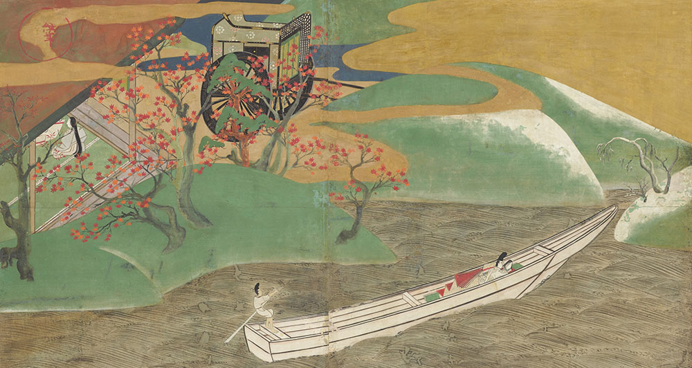 伊年印《源氏物語図 浮舟、夢浮橋》江戸時代 17世紀 石橋財団アーティゾン美術館
※展示期間:2026年2月14日~4月5日