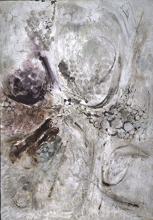 福島秀子《ホワイトノイズ》1959年　栃木県立美術館蔵