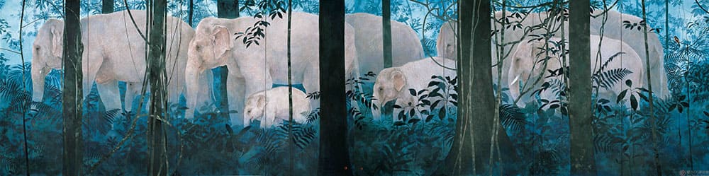 西野陽一《森の家族》2006年