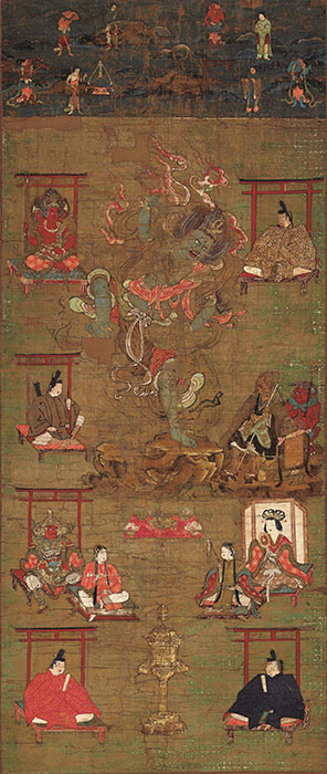 重要文化財　吉野曼荼羅　南北朝時代（14世紀）奈良　西大寺　※展示替え予定