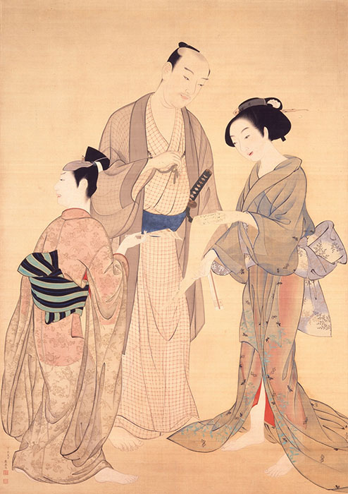 「大石良雄図」 円山応挙筆明和4年(1767) 一般財団法人武井報效会 百耕資料館
【展示期間:10月28日~ 11月24日】