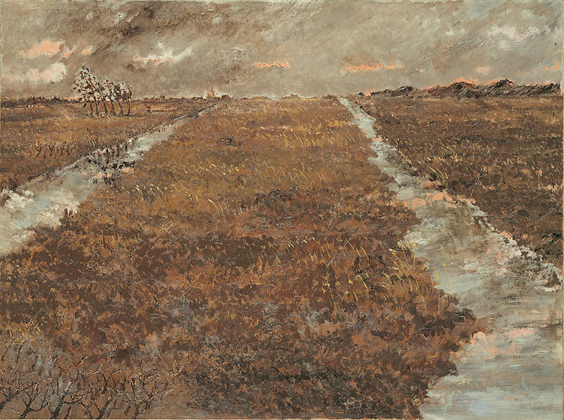 佐藤哲三《原野》1951年 新潟市美術館蔵