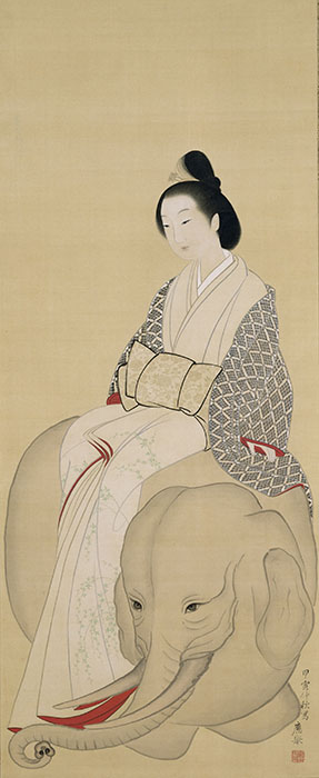 「江口君図」 円山応挙筆 寛政6年(1794) 静嘉堂文庫美術館 (公財)静嘉堂/DNPartcom
【展示期間:9月26日~ 10月26日】