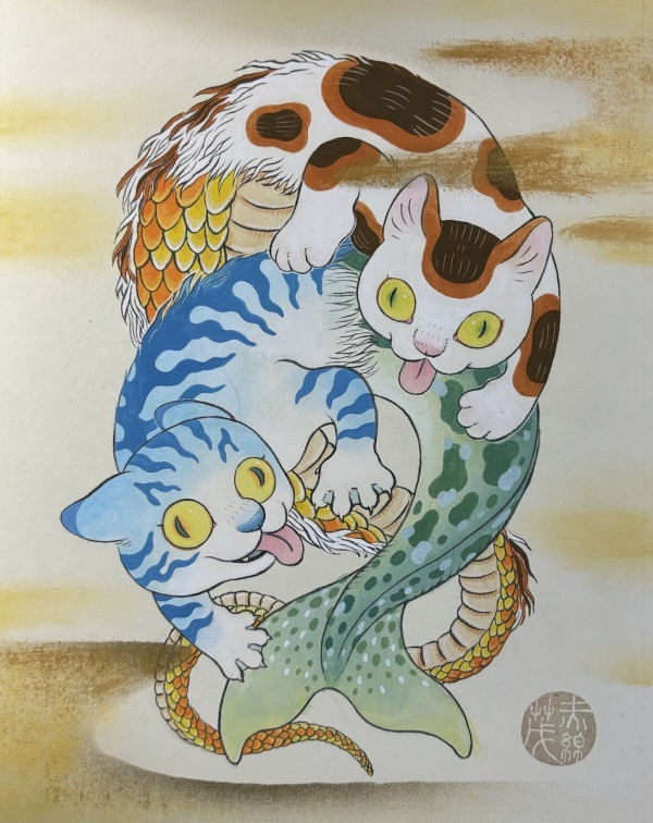 赤綿　「お散歩は冒険」