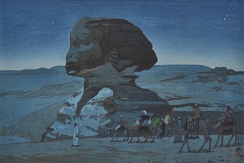 「欧州シリーズ スフィンクス 夜」
吉田 博 1925 (大正14)年