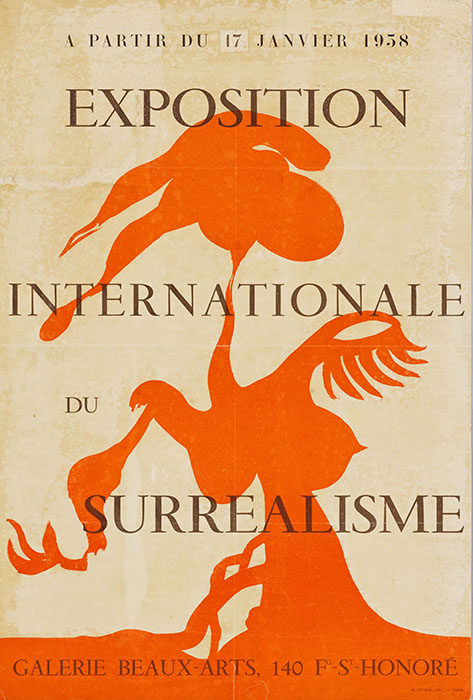 クルト・セリグマン《国際シュルレアリスム展》　1938年　サントリーポスターコレクション（大阪中之島美術館寄託）後期展示