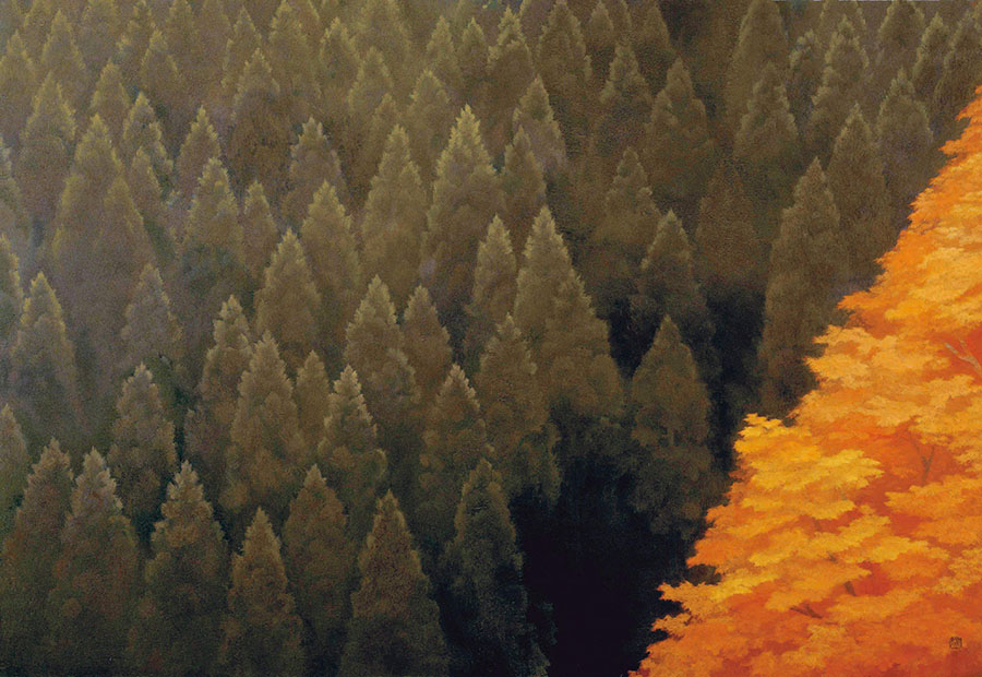 《谿紅葉》 1968年　兵庫県立美術館