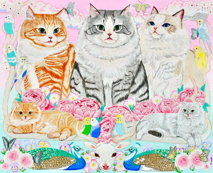 「Heaven」 アクリル絵具、キャンバス F15