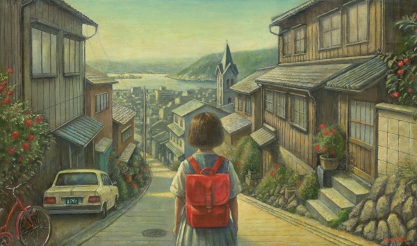 「家路」M６ 油彩