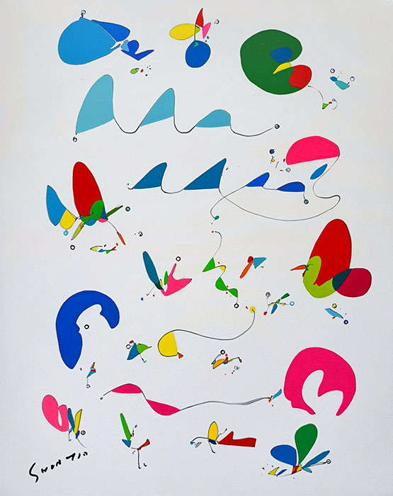 《憩いの場のための絵画》2025年