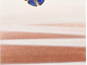 外山諒「水鏡」（F4号）