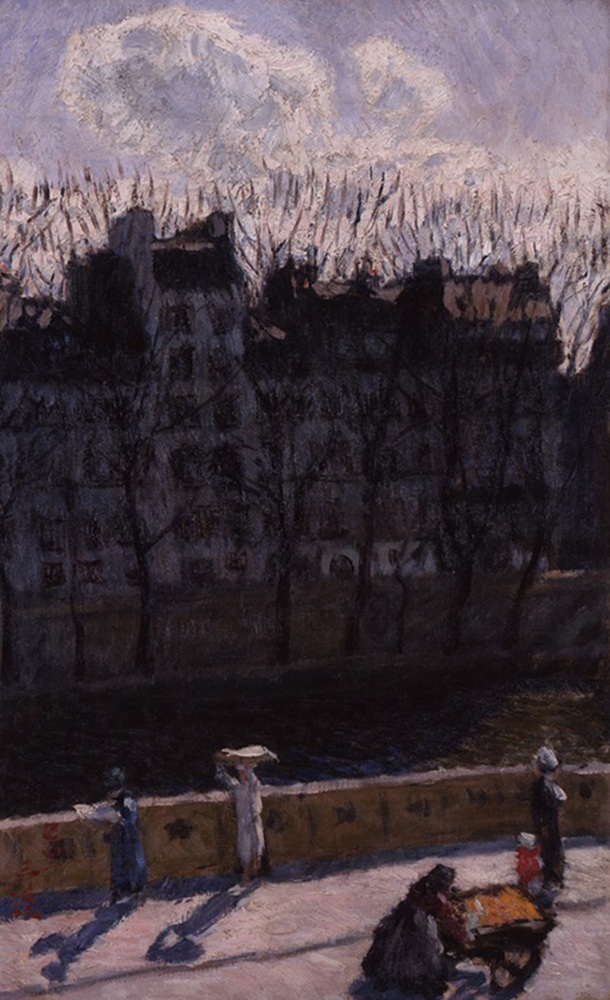 和田三造 《風景（パリ）》 1909-1915年頃　広島県立美術館蔵