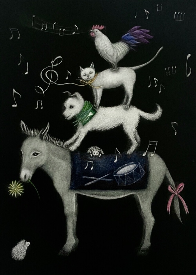 「届け！Bremenへ…」縦25×横18cm