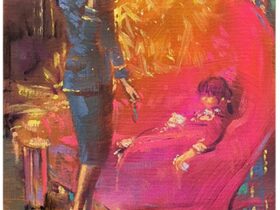 「Stranger in Paradise」4号F（33.3×24.2㎝）キャンバス、油彩