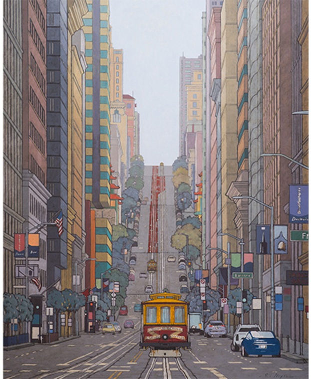 「Frontier」100号F（130.3× 162.0㎝）キャンバス・油彩