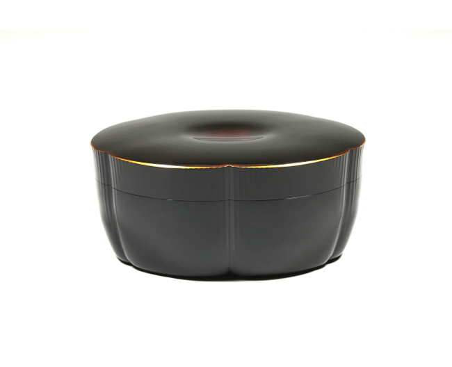 乾漆蒔絵箱「夜梅」H12×W28×D23cm