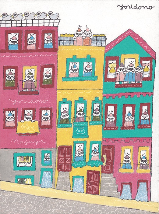 ぎっしりねこのからふるながや