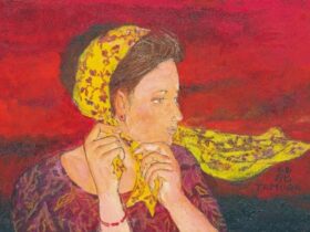 作品名：風の彩り サイズ：3号変形