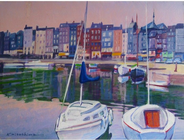 【オンフルール】油彩、P12号