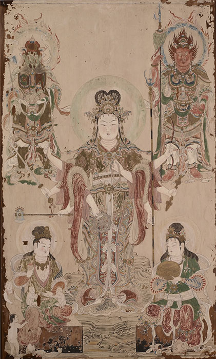 可児貴子 「《浄瑠璃寺吉祥天厨子絵》現状模写」