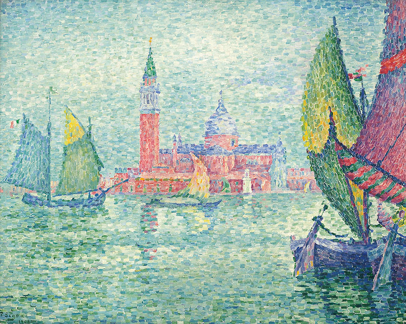 ポール・シニャック　《ヴェネツィア》　1908年　アサヒグループ大山崎山荘美術館蔵