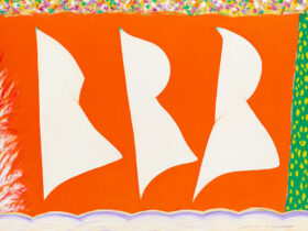 渡辺豊重《オレンジ色の楽園を見た》2000年、栃木県立美術館