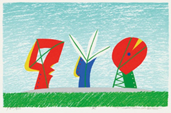 渡辺豊重 《みんなそろってピィーヒャラドン》 1995年 栃木県立美術館蔵