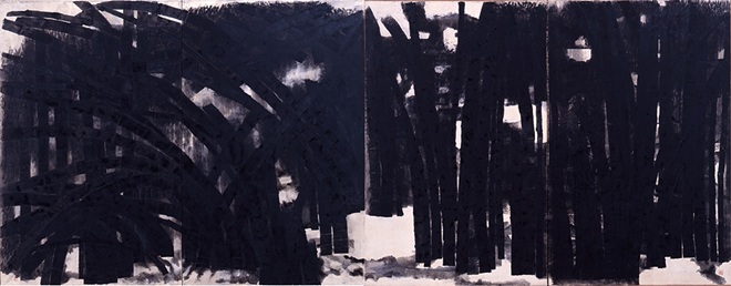 丸木位里《竹林》1964年　広島県立美術館蔵