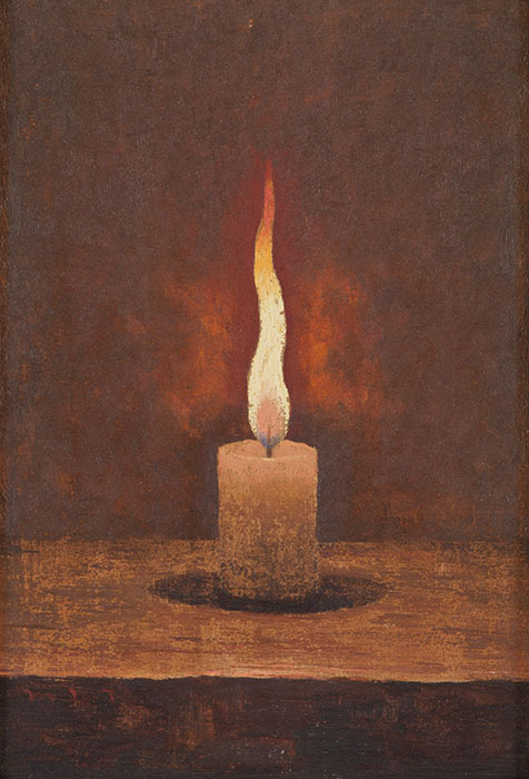 《蝋燭》　大正期、福岡県立美術館蔵