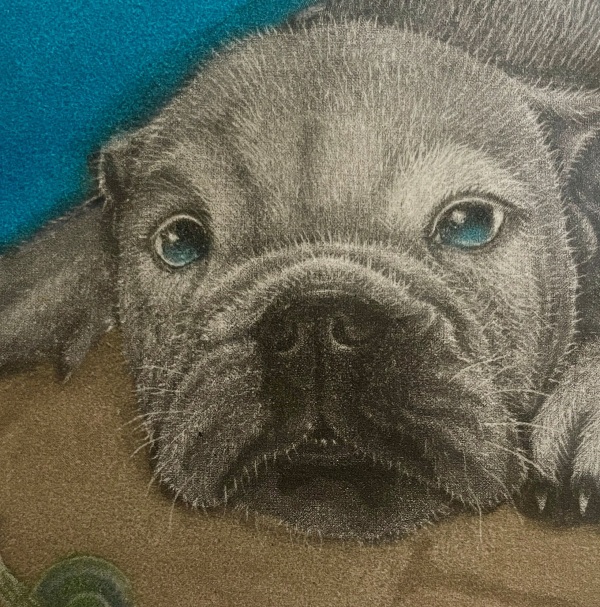 「君…いずこへ？」10.5×10.5cm