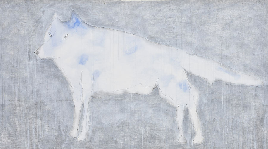 年老いた雌狼と女の子の話　©黒田征太郎