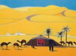「サハラの民」　 10F　 油彩