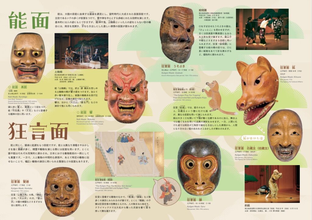 「動物の仮面」東京国立博物館