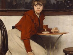 ラモン・カザス《マドレーヌ》1892年　油彩・カンヴァス ムンサラット美術館　©Museu de Montserrat