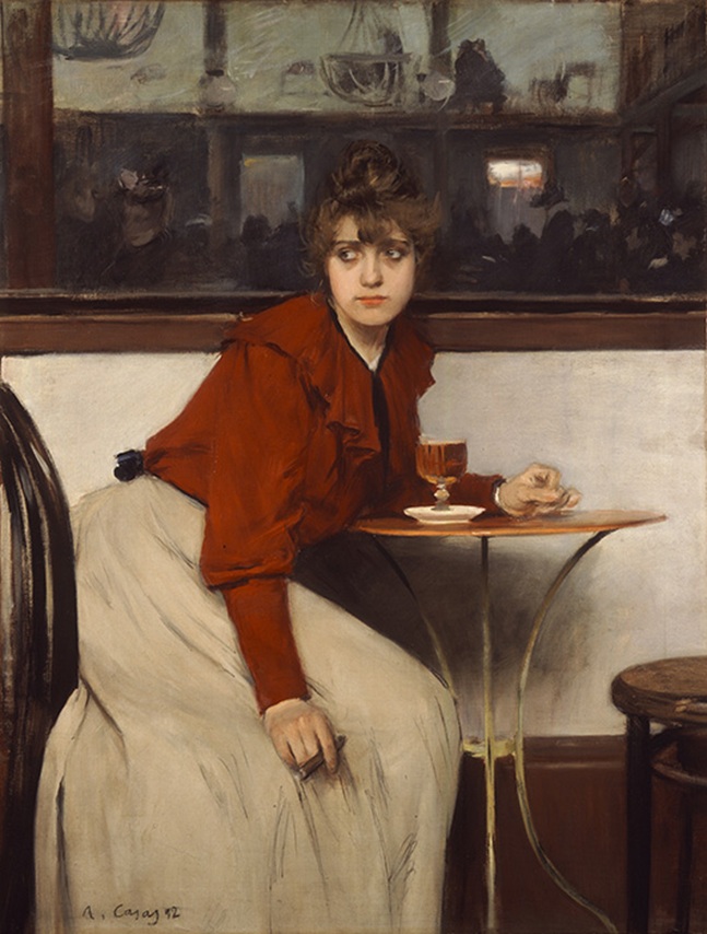 ラモン・カザス《マドレーヌ》1892年　油彩・カンヴァス ムンサラット美術館　©Museu de Montserrat