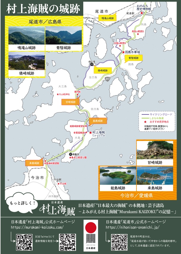 日本遺産村上海賊 尾道・今治巡回展「村上海賊人物伝12選」今治市村上海賊ミュージアム