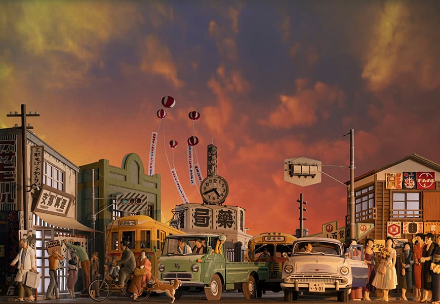 東京下町 人を、暮らしを乗せて・・ 制作：太田隆司　制作助手：新井隆　撮影：逸見祥希　©TAKASHI OHTA