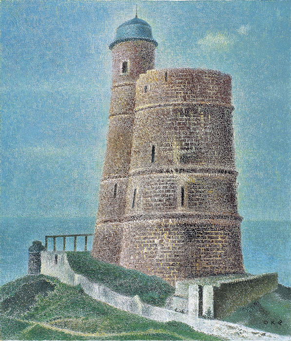 岡 鹿之助 「塔」 1975年