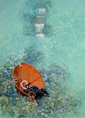 「行きくれてなんとここらの水のうまさは　山頭火」1988年