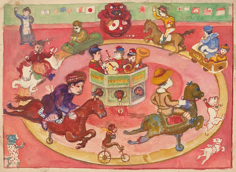 《モクバクワン 画稿4》1915-18年頃 個人蔵