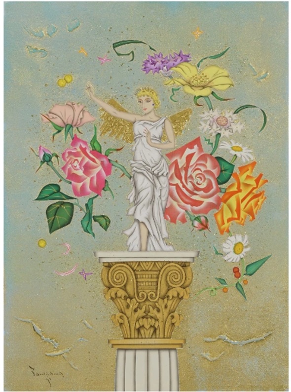 谷川泰宏「勝利のブーケ」（F4号）