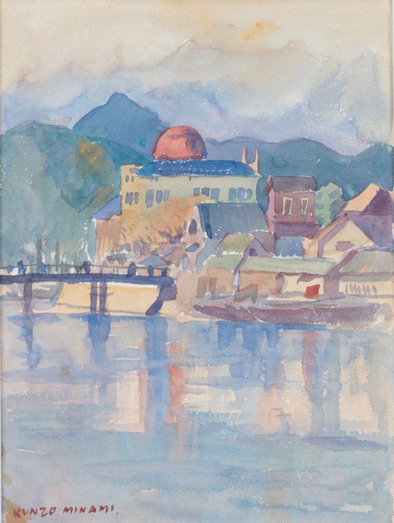 南薫造《元安川》（前期展示）