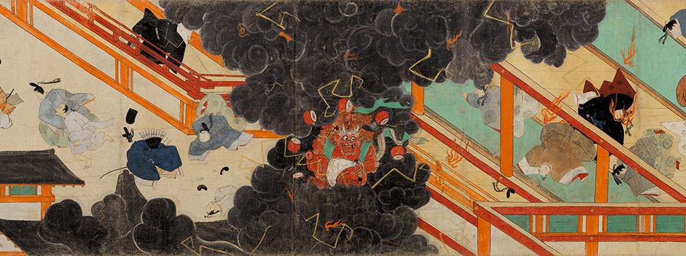 
国宝　北野天神縁起絵巻（承久本） 巻第1（部分）京都・北野天満宮蔵［通期展示、この場面は前期展示］