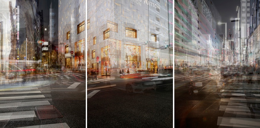 勝又 公仁彦<br />「Panning of Days –Syncretism / Palimpsest– "3 Days"」</span><br />50.0×24.4cm、発色現像方式印画