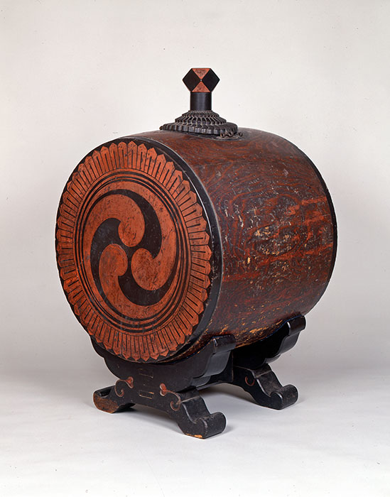 重要文化財　太鼓樽　文明5年（1473）銘　一基　堺市博物館 【展示期間：12/17～1/12】