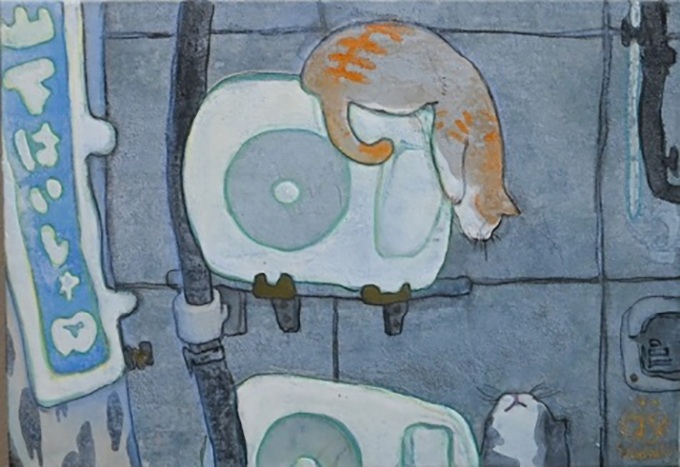 「路地裏と猫」SM