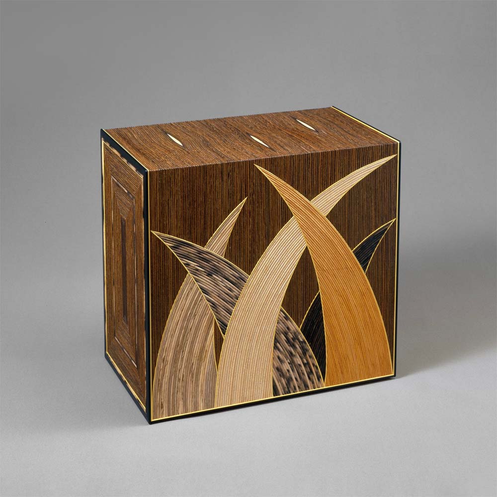 彩線木画無双箱 13.6×23.3×22cm