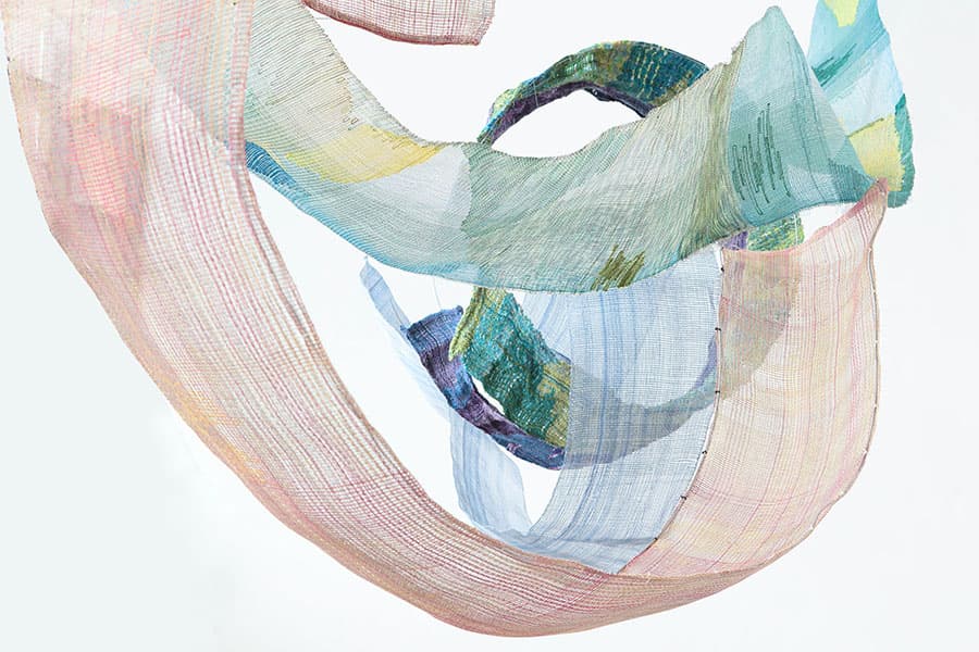 命の廻旋Ⅵー布のような舌　ユマ・タル―、2021　国立民族学博物館 提供