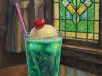「クリームソーダ」SM　油彩
