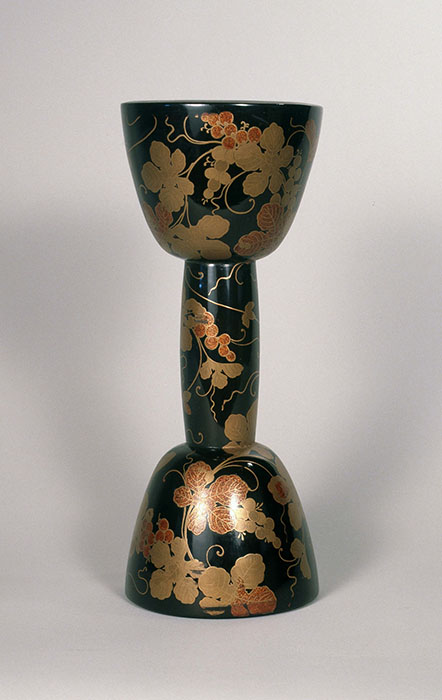 葡萄蒔絵鼓胴(個人蔵)